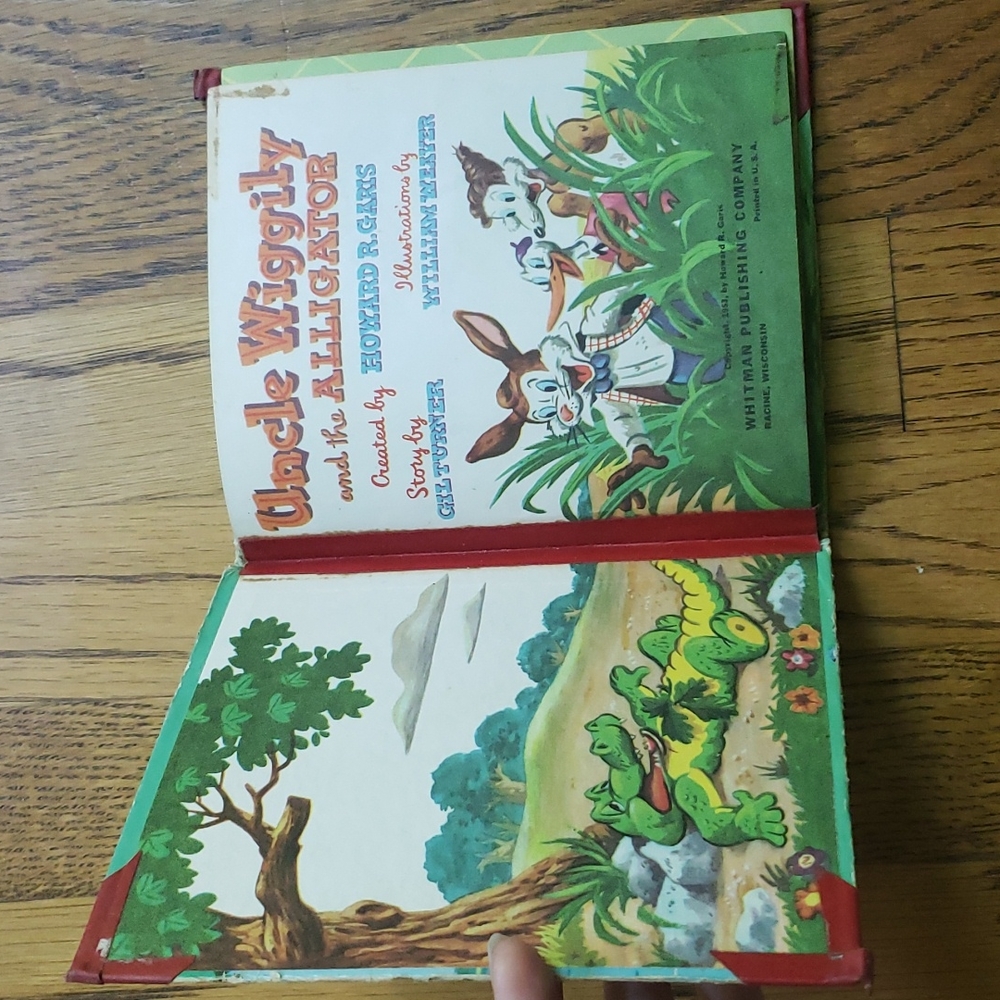 Vintage 50s Uncle Wiggily And The Alligator Hardcover Children's Book - Picture 2 of 9
